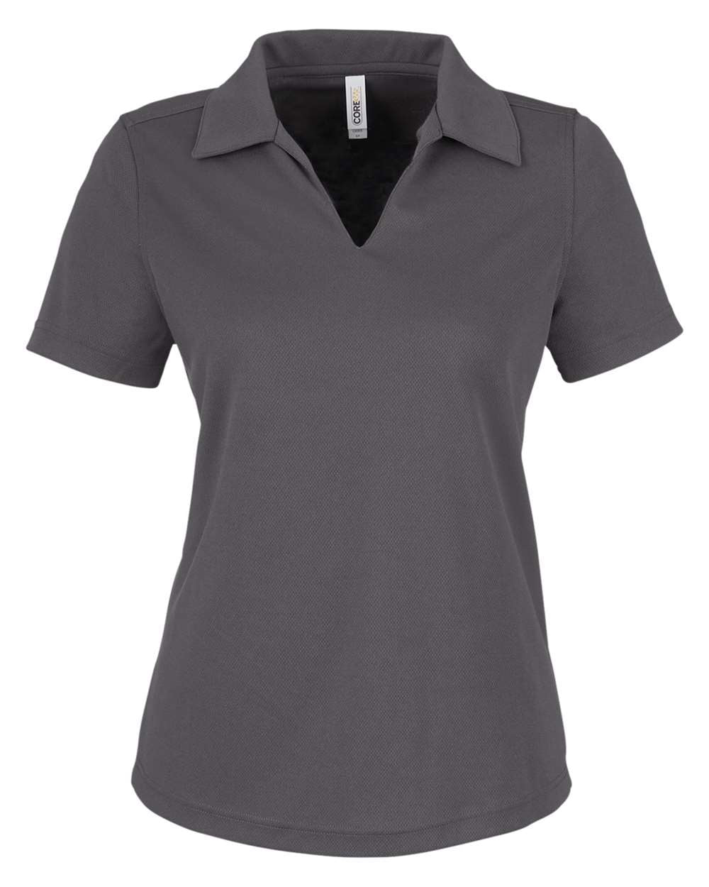 CORE365 Ladies' Market Snag Protect Mesh Polo - Carbon
