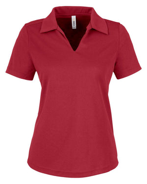 CORE365 Ladies' Market Snag Protect Mesh Polo - Classic Red