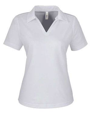 CORE365 Ladies' Market Snag Protect Mesh Polo - Platinum