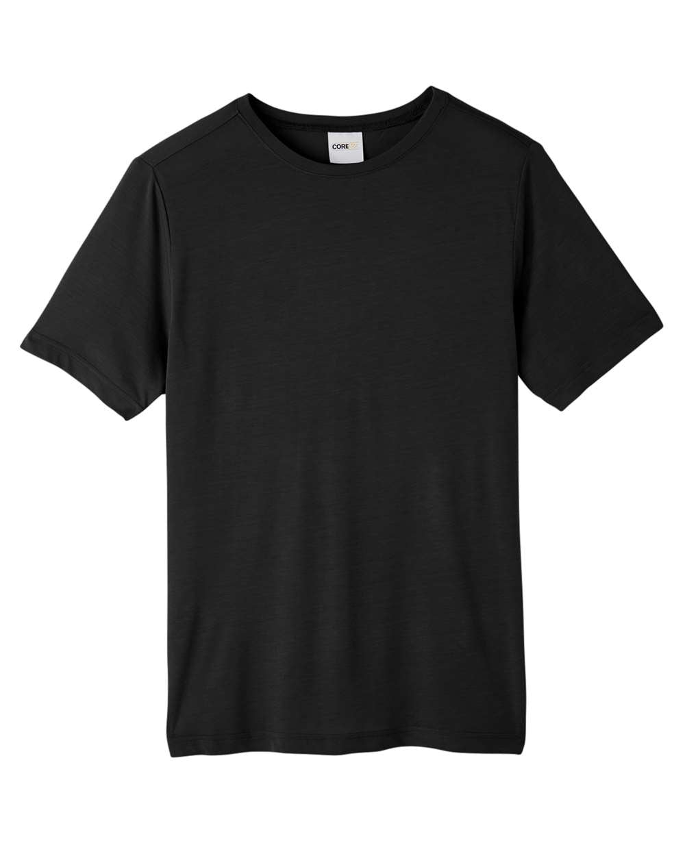 CORE365 Adult Tall Fusion ChromaSoft™ Performance T-Shirt - Black