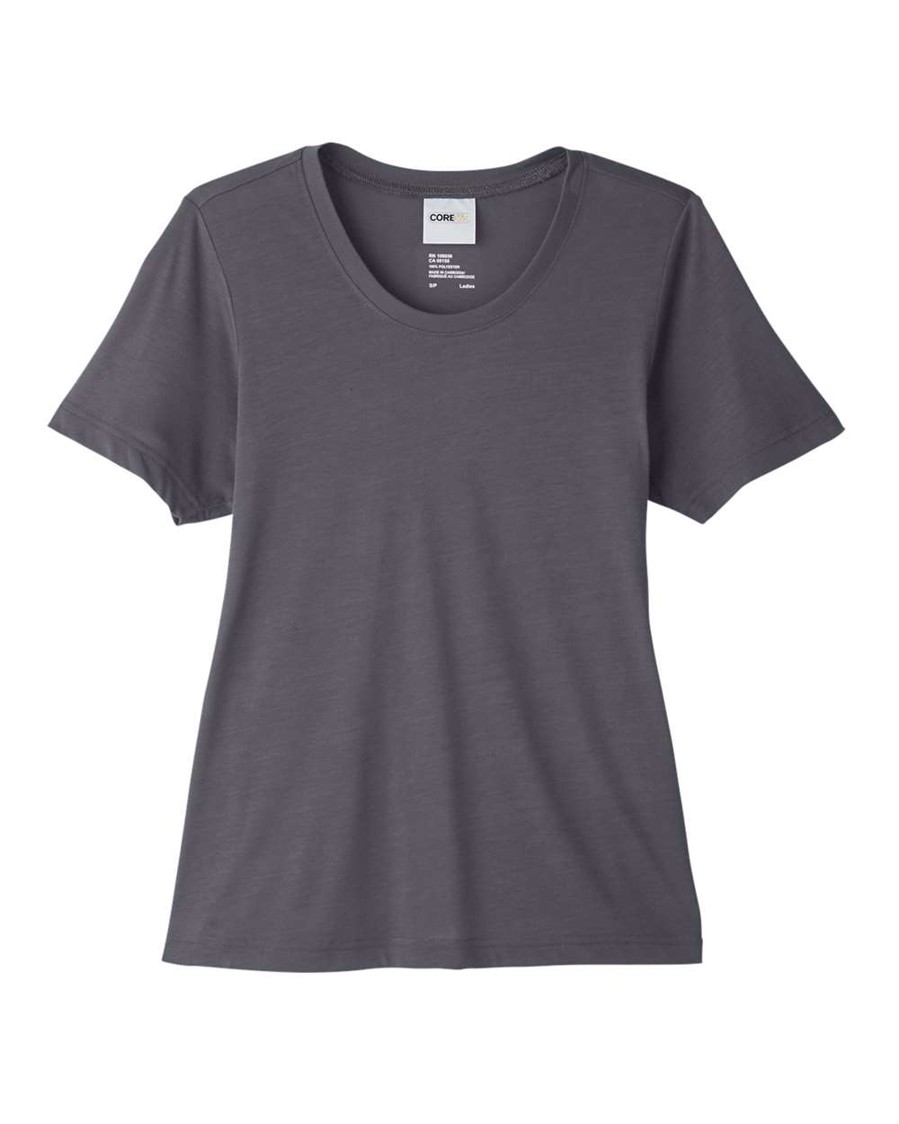 CORE365 Ladies' Fusion ChromaSoft™ Performance T-Shirt - Carbon