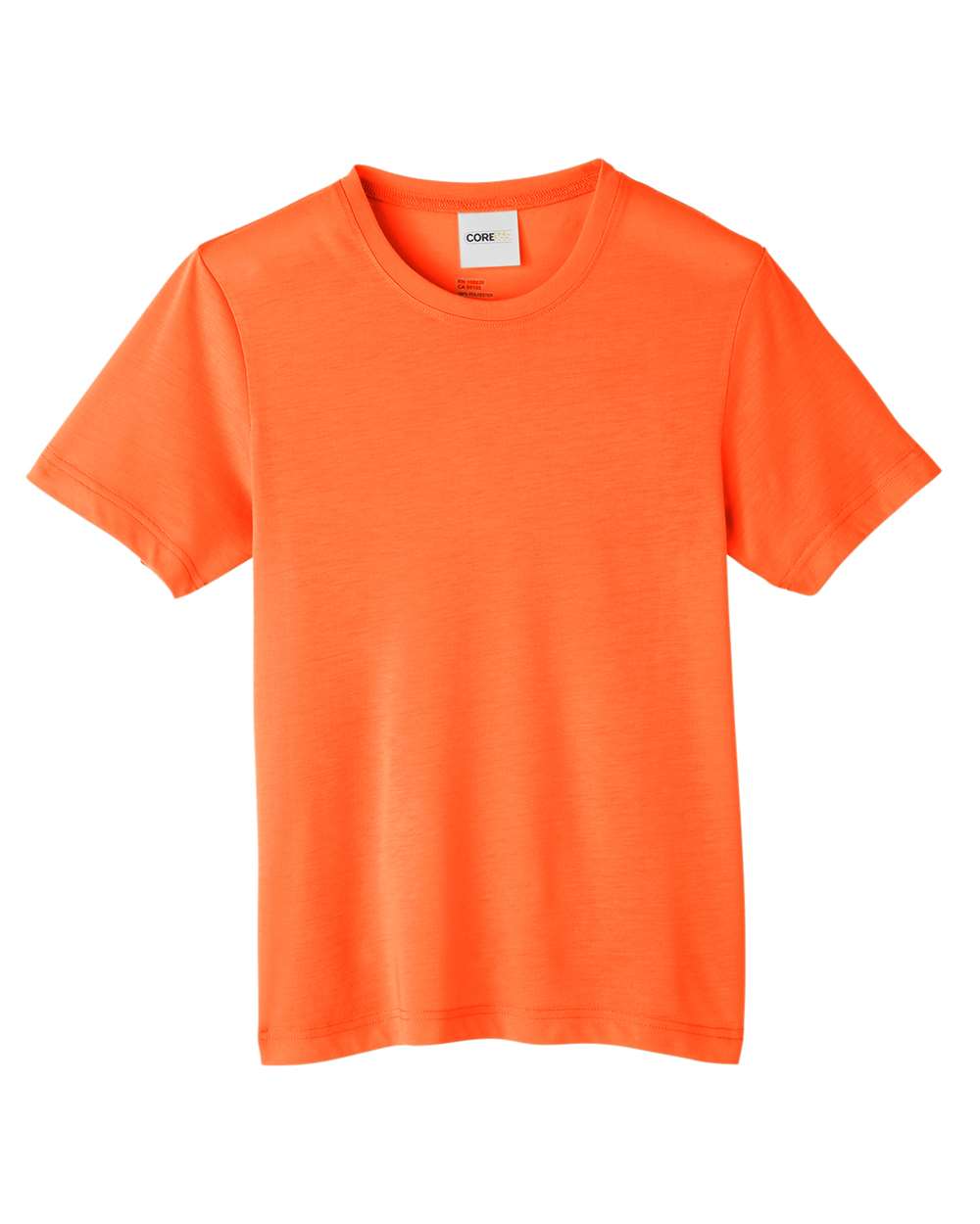 CORE365 Youth Fusion ChromaSoft Performance T-Shirt - Campus Orange