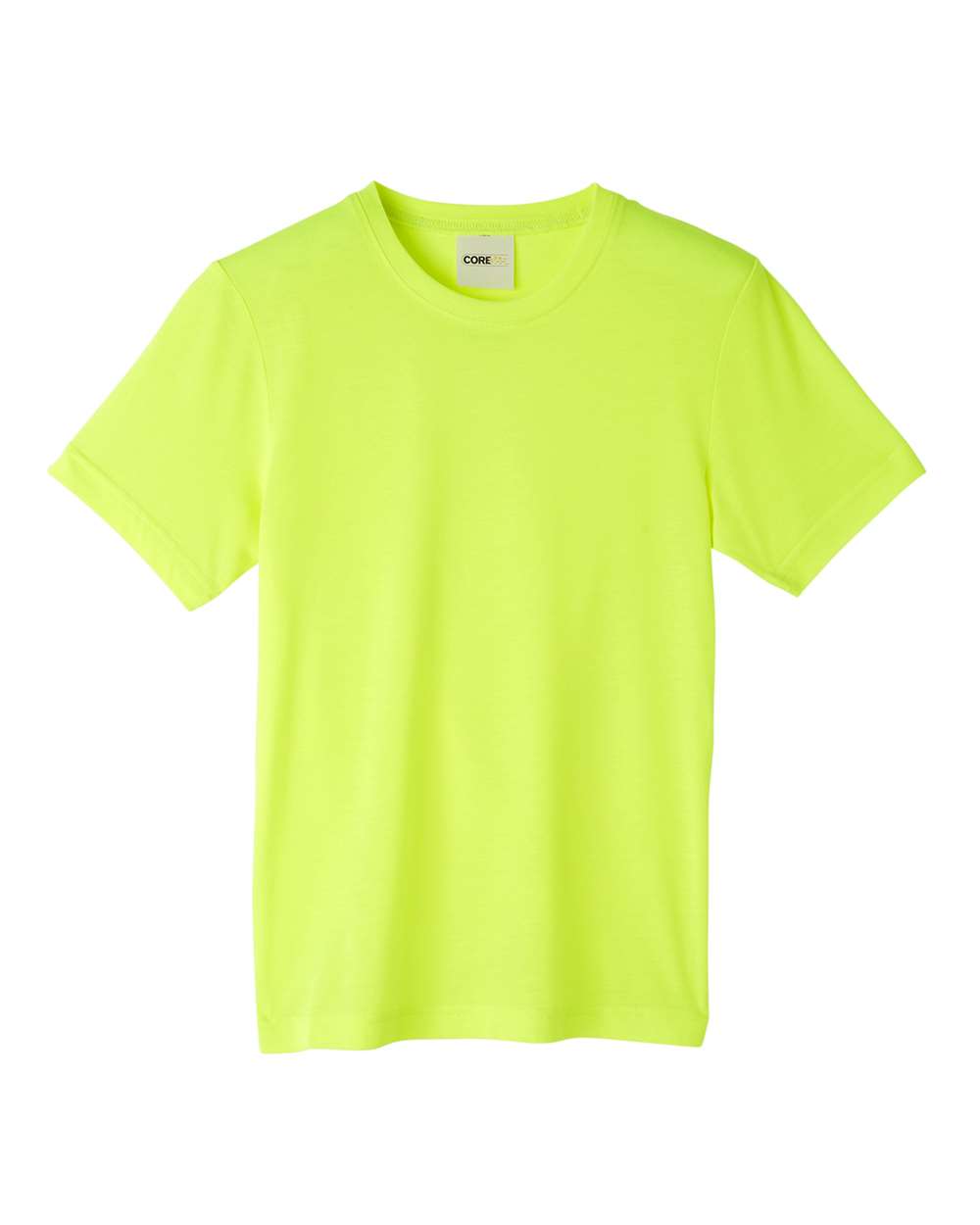 CORE365 Youth Fusion ChromaSoft Performance T-Shirt - Safety Yellow