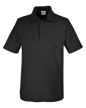 CORE365 Men's Fusion ChromaSoft™ Pique Polo - Black
