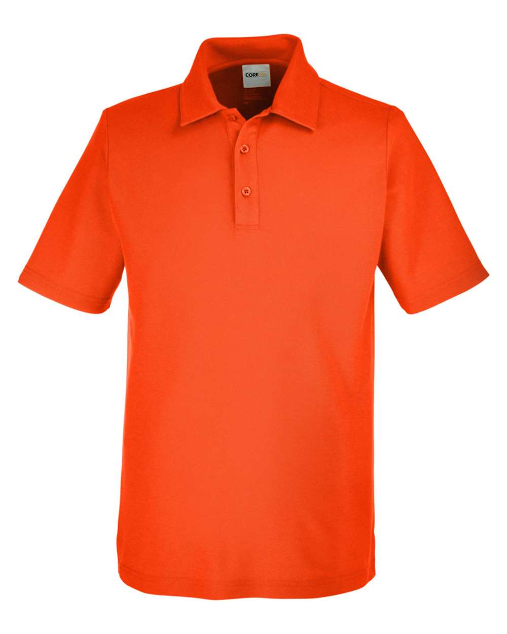 CORE365 Men's Fusion ChromaSoft™ Pique Polo - Campus Orange
