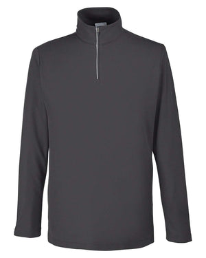 CORE365 Men's Fusion ChromaSoft™ Pique Quarter-Zip - Carbon