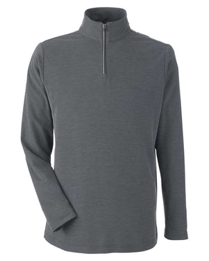 CORE365 Men's Fusion ChromaSoft™ Pique Quarter-Zip - Carbon Heather