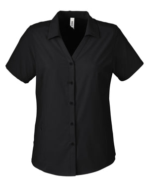 Core365 Ladies' Ultra UVP® Marina Shirt - Black