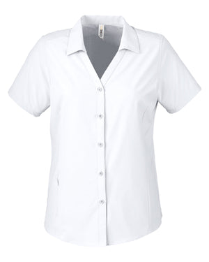 Core365 Ladies' Ultra UVP® Marina Shirt - White