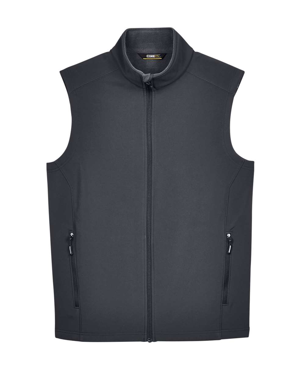 CORE365 Men's Cruise Two-Layer Fleece Bonded Soft Shell Vest - Carbon