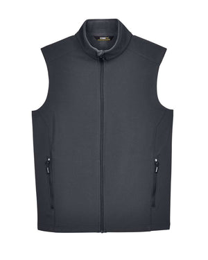 CORE365 Men's Cruise Two-Layer Fleece Bonded Soft Shell Vest - Carbon