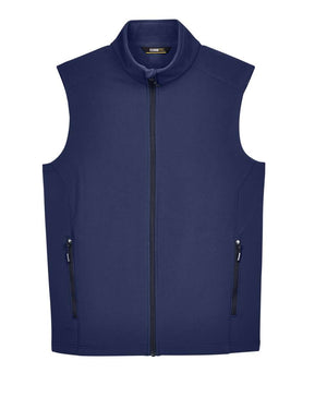 CORE365 Men's Cruise Two-Layer Fleece Bonded Soft Shell Vest - Classic Navy