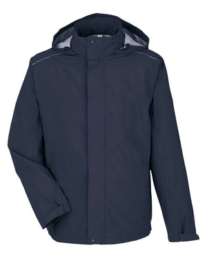 CORE365 Men's Barrier Rain Jacket - Classic Navy
