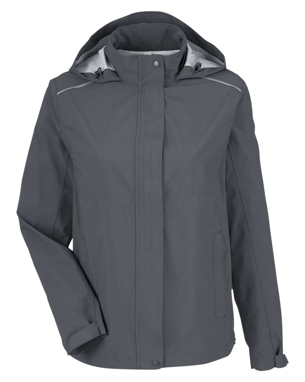 CORE365 Ladies' Packable Rain Jacket - Carbon