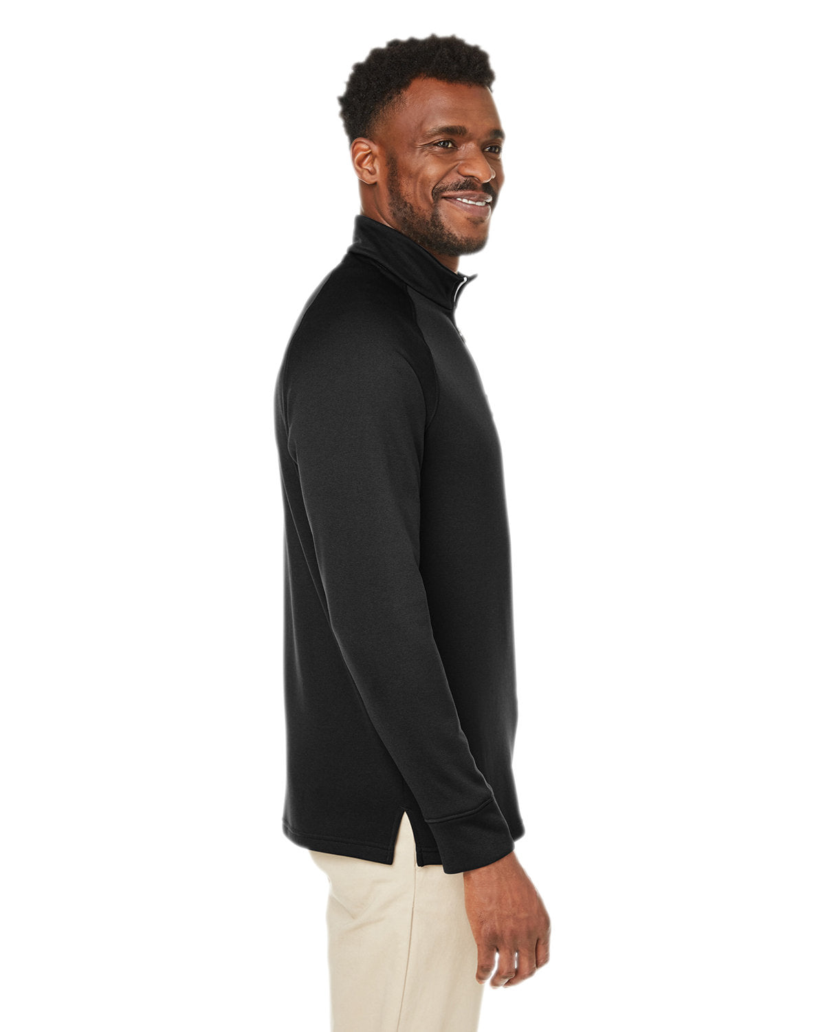 Core365 Unisex Fusion ChromaSoft™ Fleece Quarter-Zip - Side