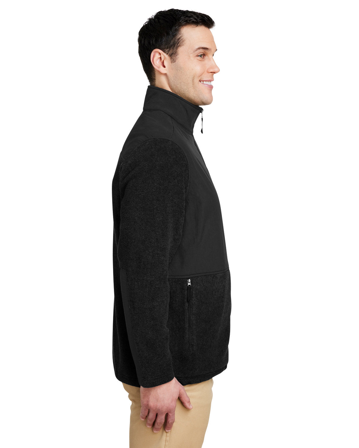 Core365 Men's Journey Summit Hybrid Full-Zip - Side