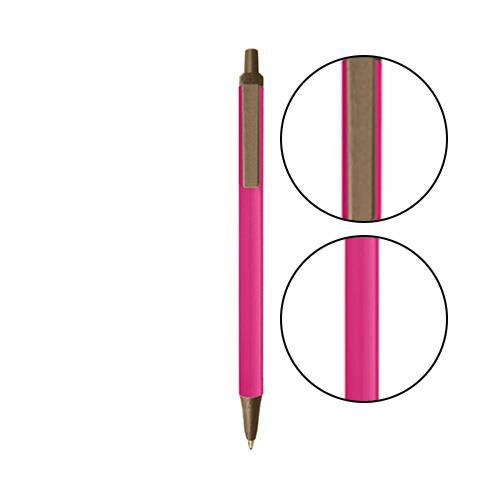 Pink BIC® Clic Stic® Pen - Pink With Metallic Sand