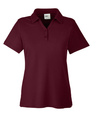 Ladies' Fusion ChromaSoft™ Pique Polo - Burgundy