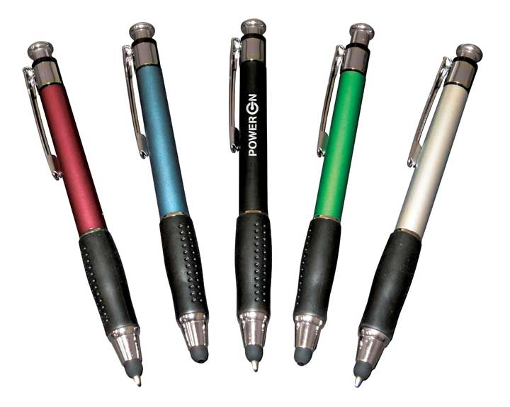 PDA Charger Soft Stylus Ball Point Pen