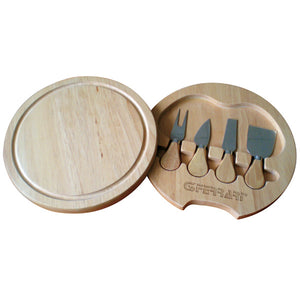 Cheeseboard & Utensil Set - Natural