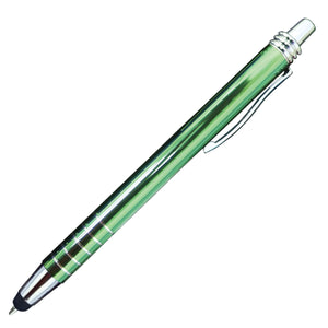 Civic Aluminum Coil Soft Stylus Pen - Green
