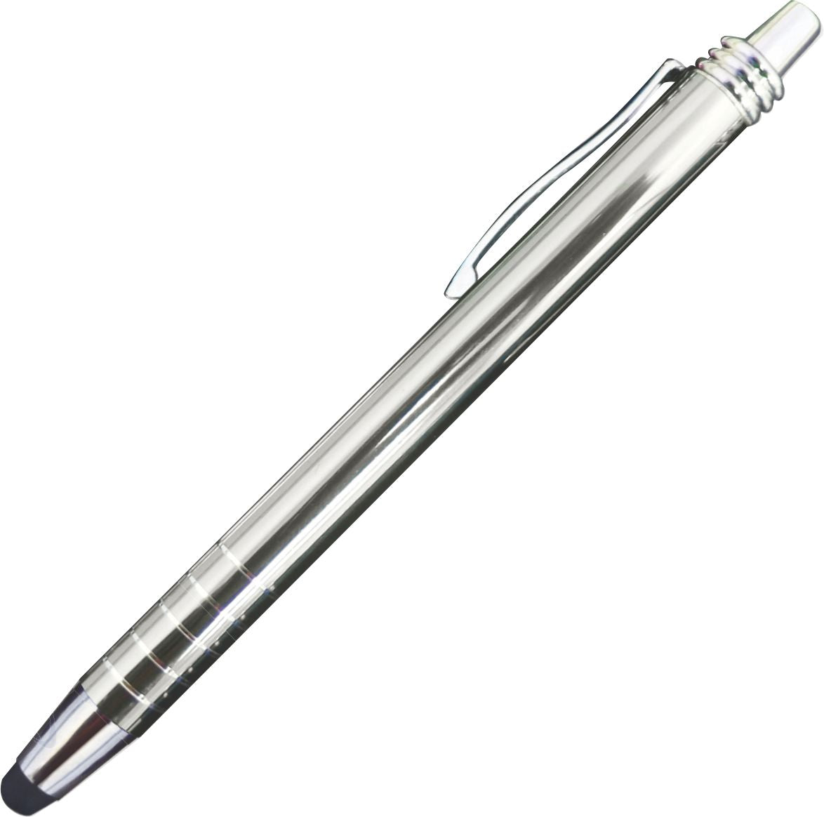 Civic Aluminum Coil Soft Stylus Pen - Silver