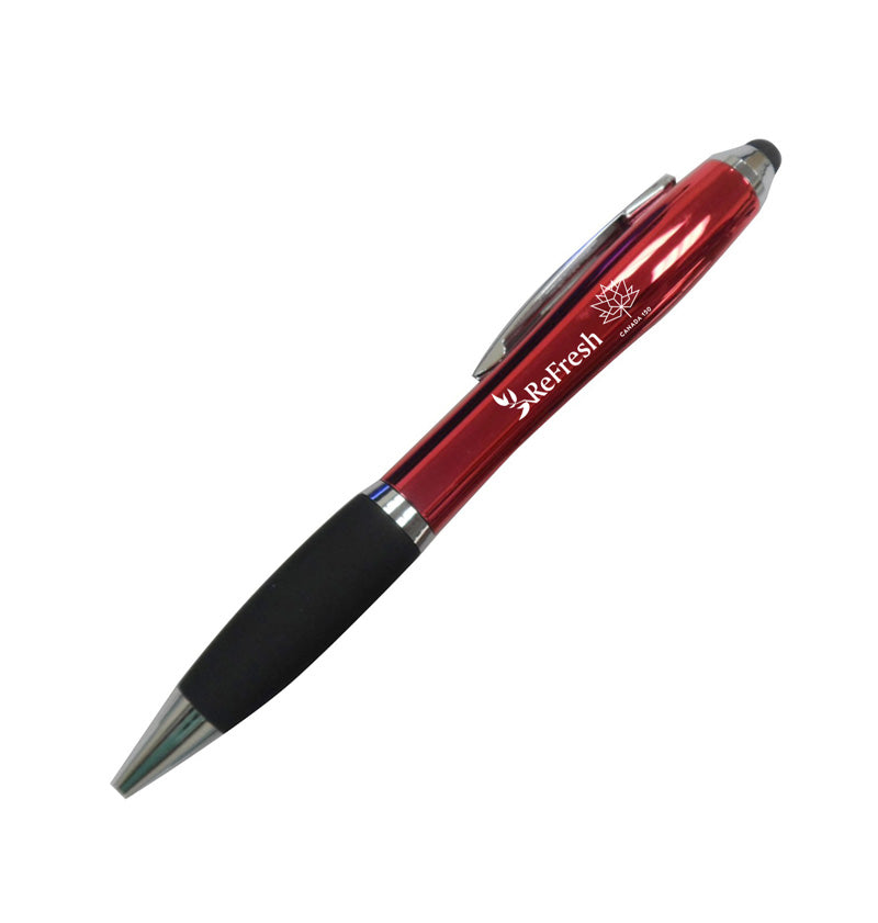 Savoy Plastic Twist Action Pen with PDA Stylus