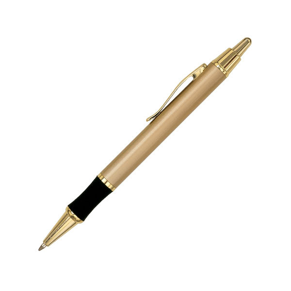 Galaxy Metal Click-Action Promotional Pen - Champagne With Gold