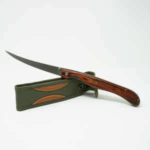 Folding Fillet Knife - Rosewood