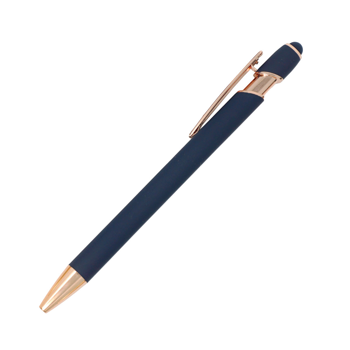 Shelby Prime Soft Grip Pen - Dark Blue