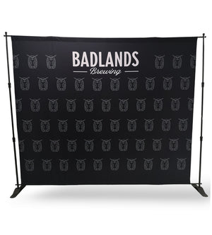 10' Exhibitor Expanding Display Kit, Media Wall, Backdrop, with Full Color Graphics