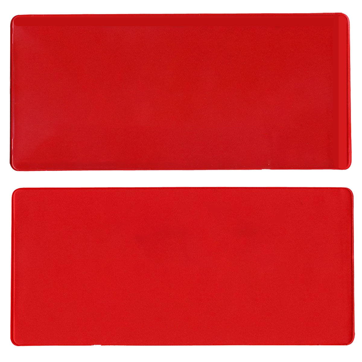 Large Policy/Lottery Ticket Holder (open on short side) - Red