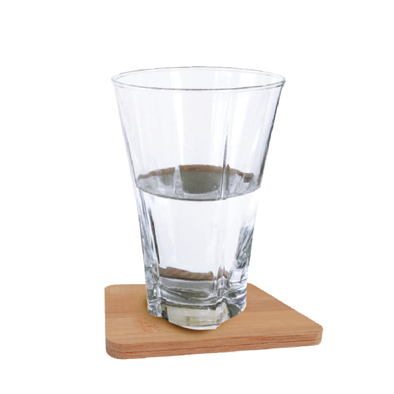 Square Bamboo Coaster - 6 Piece Set - Square