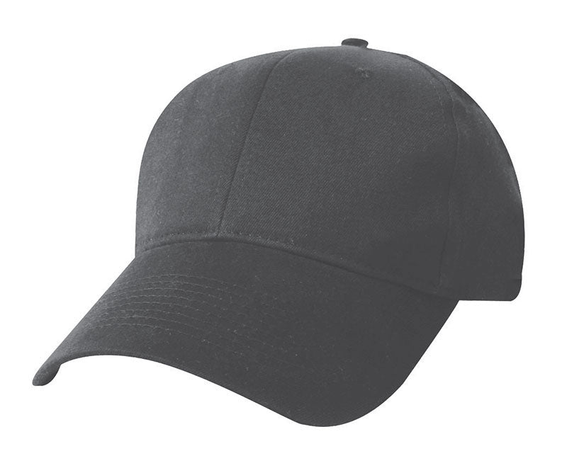 Superior Weight Chino Twills with Velcro Closure and Stiff Peak - Custom Embroidered - Gray