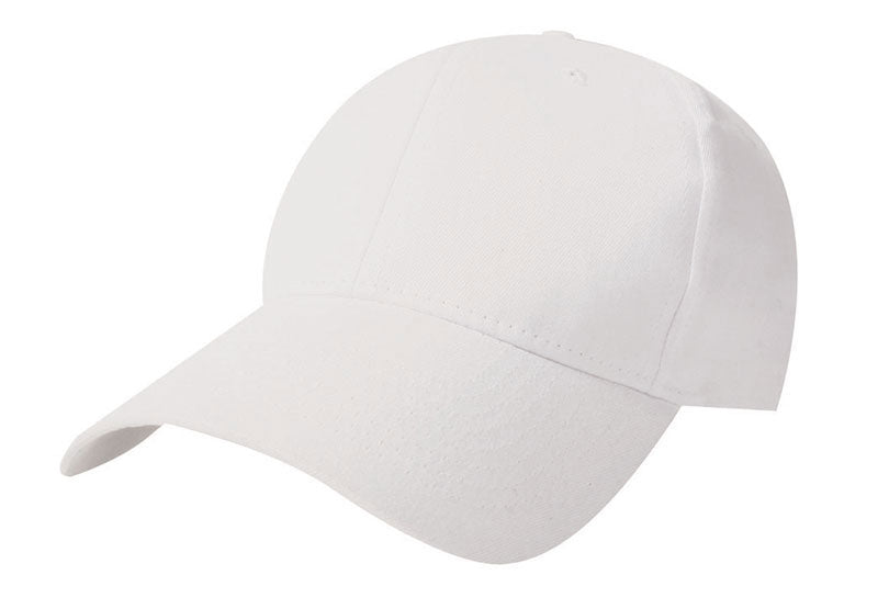 Superior Weight Chino Twills with Velcro Closure and Stiff Peak - White