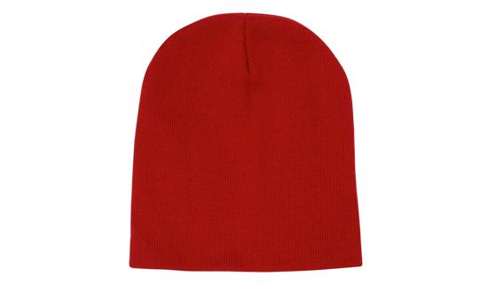 Acrylic Beanie - Red