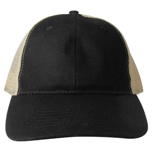 Trucker's Choice Mesh Cap - Black With Stone