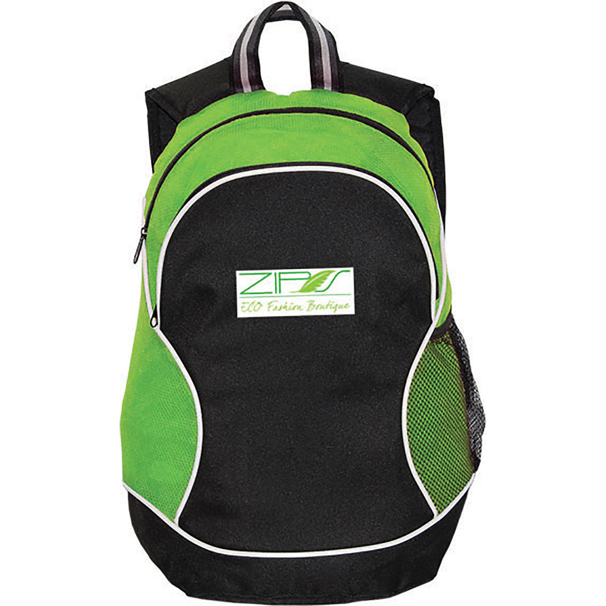 Spacious Backpack - Lime Green