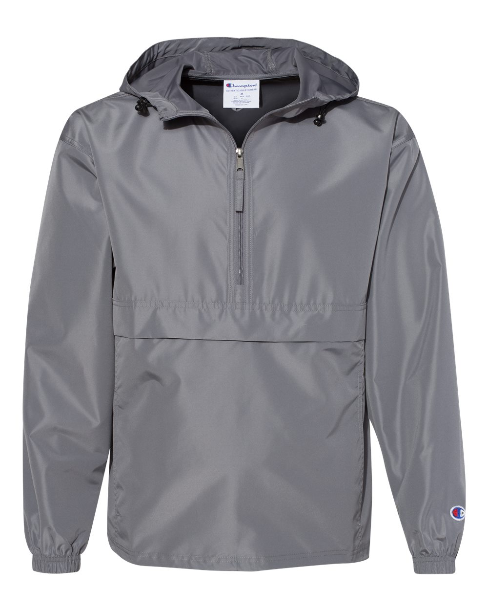Champion Adult Packable Anorak Quarter-Zip Jacket - Graphite