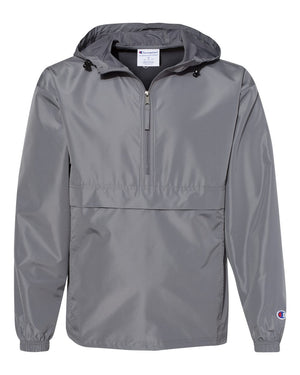 Champion Adult Packable Anorak Quarter-Zip Jacket - Graphite