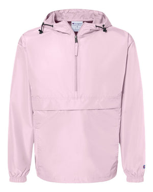 Champion Adult Packable Anorak Quarter-Zip Jacket - Pink Candy