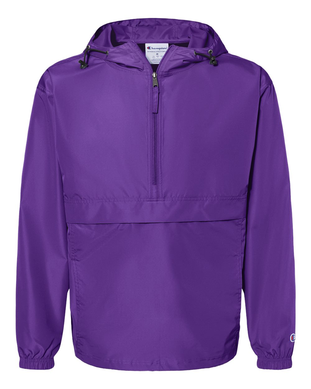 Champion Adult Packable Anorak Quarter-Zip Jacket - Purple