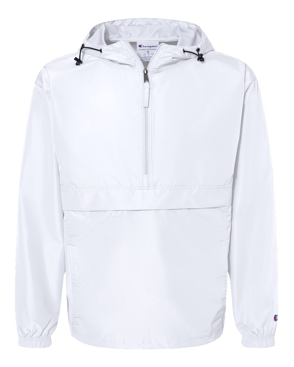 Champion Adult Packable Anorak Quarter-Zip Jacket - White