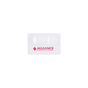 Credit Card Magnifier - White