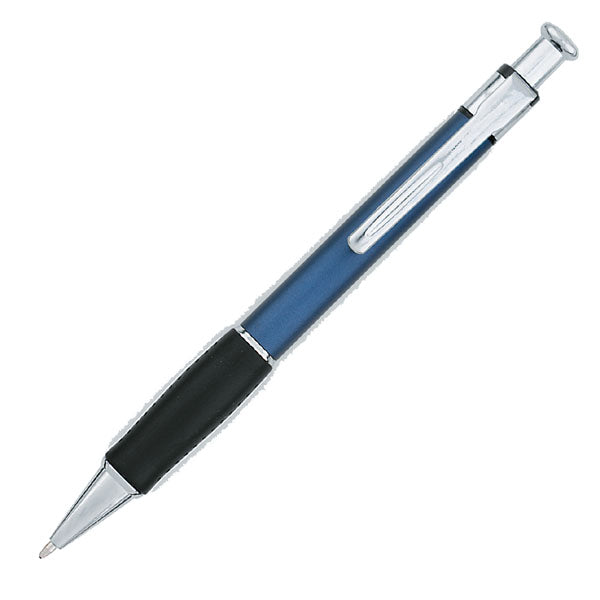 Charger Plastic Click-Action Promotional Pen - Blue