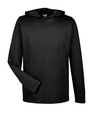 Men's Zone Performance Hooded T-Shirt - Black