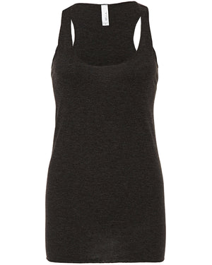 Ladies' Triblend Racerback Tank - Char Blk Triblnd