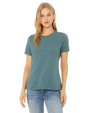 Ladies' Relaxed Heather CVC Short-Sleeve T-Shirt - Hthr Deep Teal