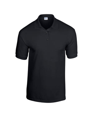 Gildan Adult Jersey Polo - Black