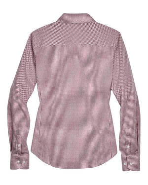 Devon & Jones Women's Crown Collection® Gingham Check Woven Dress Shirt